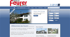 Desktop Screenshot of immobilien-feurer.de